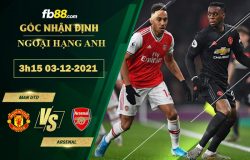 Fb88 soi kèo trận đấu Man Utd vs Arsenal;