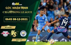 Fb88 soi kèo trận đấu RB Leipzig vs Man City