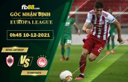 Fb88 soi kèo trận đấu Royal Antwerp vs Olympiakos