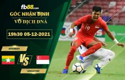 Fb88 soi kèo trận đấu Singapore vs Myanmar