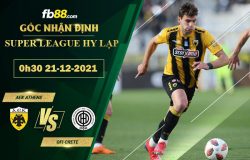 Fb88 soi kèo trận đấu AEK Athens vs OFI Crete