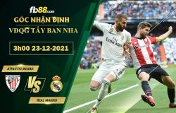 Fb88 soi kèo trận đấu Athletic Bilbao vs Real Madrid