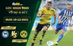 Fb88 soi kèo trận đấu Hertha Berlin vs Dortmund