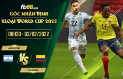 fb88-soi kèo Argentina vs Colombia