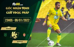 fb88-chi tiết kèo trận đấu Nantes vs Monaco