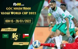 fb88-soi kèo Saudi Arabia vs Oman