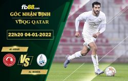 Fb88 soi kèo trận đấu Al-Arabi vs Al-Wakra