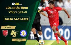 Fb88 soi kèo trận đấu Al Duhail vs Al Khor SC