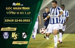 Fb88 soi kèo trận đấu Apollon Smirnis vs OFI Crete