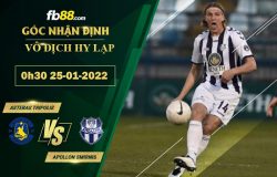 Fb88 soi kèo trận đấu Asteras Tripolis vs Apollon Smirnis