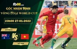 Fb88 soi kèo trận đấu Australia vs Việt Nam