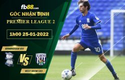 Fb88 soi kèo trận đấu Birmingham U23 vs West Brom U23