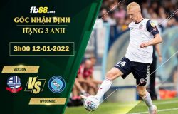 Fb88 soi kèo trận đấu Bolton vs Wycombe