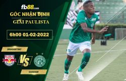 Fb88 soi kèo trận đấu Bragantino vs Guarani