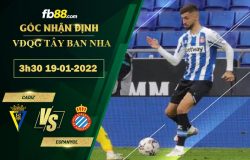 Fb88 soi kèo trận đấu Cadiz vs Espanyol