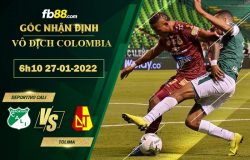 Fb88 soi kèo trận đấu Deportivo Cali vs Tolima