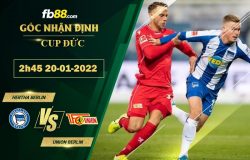 Fb88 soi kèo trận đấu Hertha Berlin vs Union Berlin