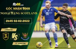 Fb88 soi kèo trận đấu Livingston vs St. Johnstone