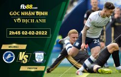 Fb88 soi kèo trận đấu Millwall vs Preston