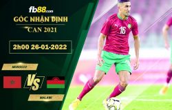 Fb88 soi kèo trận đấu Morocco vs Malawi