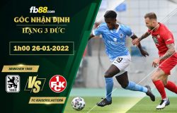 Fb88 soi kèo trận đấu Munchen 1860 vs FC Kaiserslautern