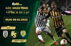 Fb88 soi kèo trận đấu PAOK vs Panaitolikos