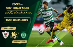 Fb88 soi kèo trận đấu Santa Clara vs Sporting Lisbon