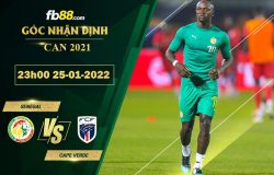 Fb88 soi kèo trận đấu Senegal vs Cape Verde