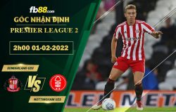 Fb88 soi kèo trận đấu Sunderland U23 vs Nottingham Forest U23