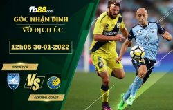 Fb88 soi kèo trận đấu Sydney FC vs Central Coast