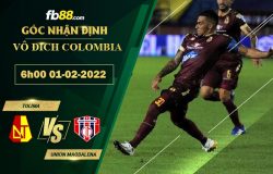 Fb88 soi kèo trận đấu Tolima vs Union Magdalena