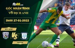 Fb88 bảng kèo trận đấu West Brom vs Preston