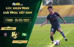 fb88-soi kèo Binh Duong vs SLNA