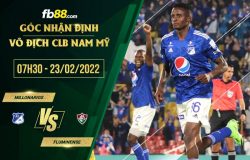 fb88-soi kèo Millonarios vs Fluminense