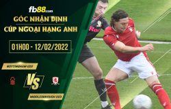 fb88-soi kèo Nottingham Forest U23 vs Middlesbrough U23