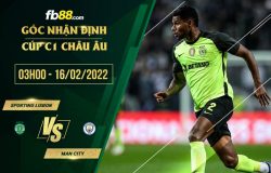 fb88-soi kèo Sporting Lisbon vs Man City