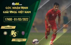 fb88-soi kèo Thanh Hoa vs Binh Duong