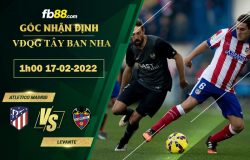 Fb88 soi kèo trận đấu Atletico Madrid vs Levante