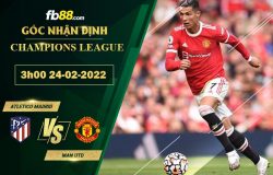 Fb88 soi kèo trận đấu Atletico Madrid vs Man Utd