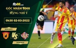 Fb88 soi kèo trận đấu Benevento vs Cremonese