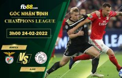 Fb88 soi kèo trận đấu Benfica vs Ajax