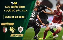 Fb88 soi kèo trận đấu Braga vs Santa Clara