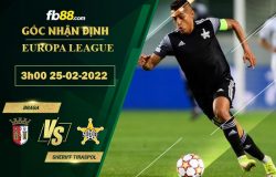 Fb88 soi kèo trận đấu Braga vs Sheriff Tiraspol