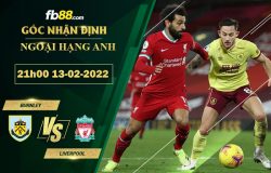 Fb88 soi kèo trận đấu Burnley vs Liverpool