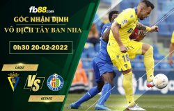 Fb88 soi kèo trận đấu Cadiz vs Getafe