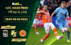 Fb88 soi kèo trận đấu Coventry vs Blackpool