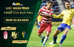 Fb88 soi kèo trận đấu Granada vs Cadiz