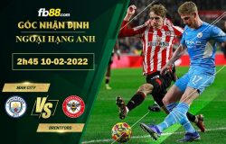 Fb88 soi kèo trận đấu Man City vs Brentford