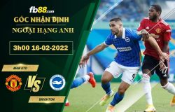 Fb88 soi kèo trận đấu Man Utd vs Brighton