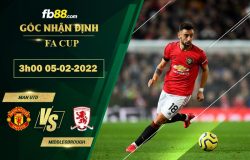 Fb88 soi kèo trận đấu Man Utd vs Middlesbrough